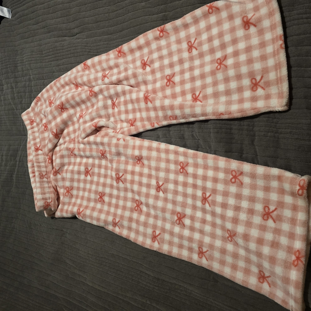 Pink Checkered Pajama Pants